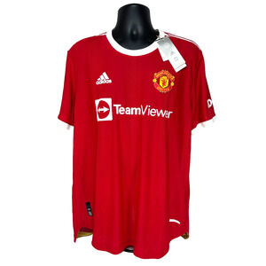 Adidas H31090 2021/22 Manchester United Authentic Home Jersey Red Men’s Size XL